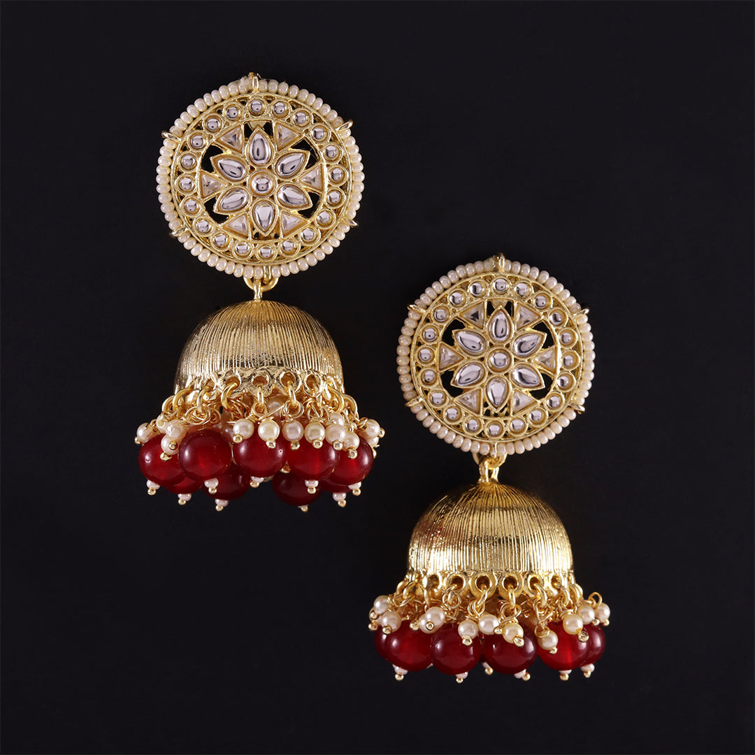 Bollywood Style Oxidised Dual Tone Silver Gold Multi-jhumki Jhumka Earring  | eBay